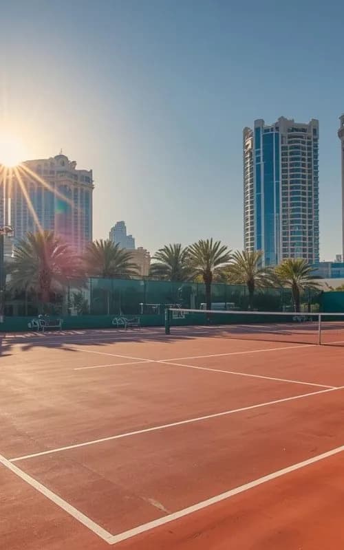 Il tennis di lusso nella città del futuro — immagine 3